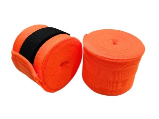 Kanong Elastic Muay Thai Handwraps : Orange