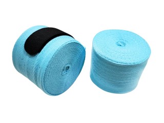 Kanong Elastic Muay Thai Handwraps : Skyblue