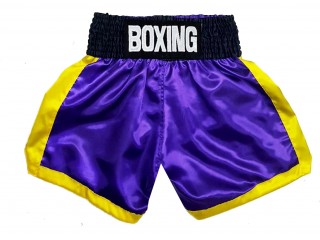 Custom Boxing Shorts : KNBXCUST-2050-Purple