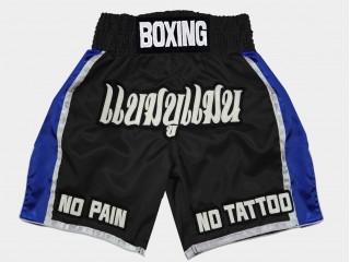 Custom Boxing Shorts : KNBXCUST-2051-Black