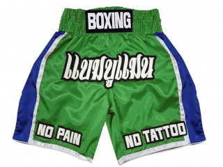 Custom Boxing Shorts : KNBXCUST-2051-Green