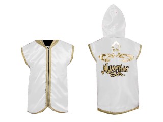 Custom Muay Thai Hoodies : KNHOD-121-White