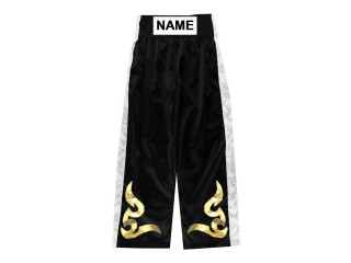 Custom kickboxing pants : KNPANTS-002-Black