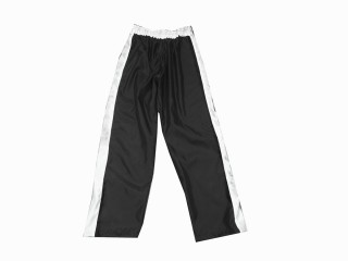 Custom kickboxing pants : KNPANTS-004-Retro-Black