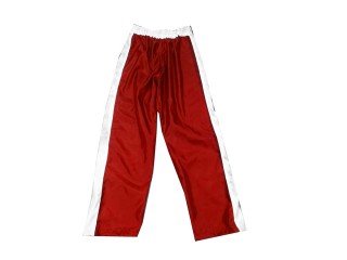 Custom kickboxing pants : KNPANTS-004-Retro-Red