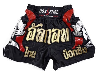 Custom Muay Thai Shorts : KNSCUST-1263-Black