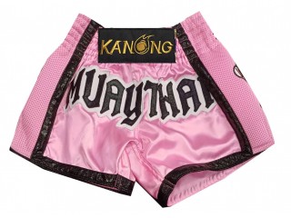 Custom Muay Thai Shorts : KNSCUST-1276-Pink