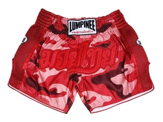 Boxing training shorts, boxing pants, Lumpini : LUM-052-Red-Camo