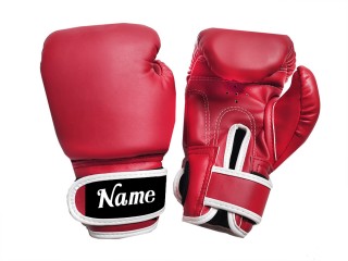 Custom Kids Muay Thai Gloves : KNGCUST-KIDS-440 Red