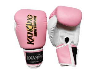 Kanong Muay Thai Boxing Gloves : Baby Pink