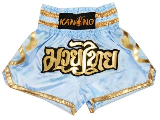 Kanong Muay Thaiboxing Shorts : KNS-121-Light Blue