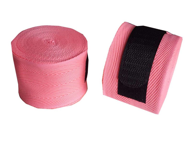 Details about   MMA Boxing handwraps Martial Arts Kick boxing Muay Thai Stretchable Bandage Pink 