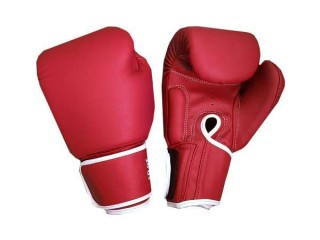 Kanong Muay Thai Boxing Gloves : Classic Red