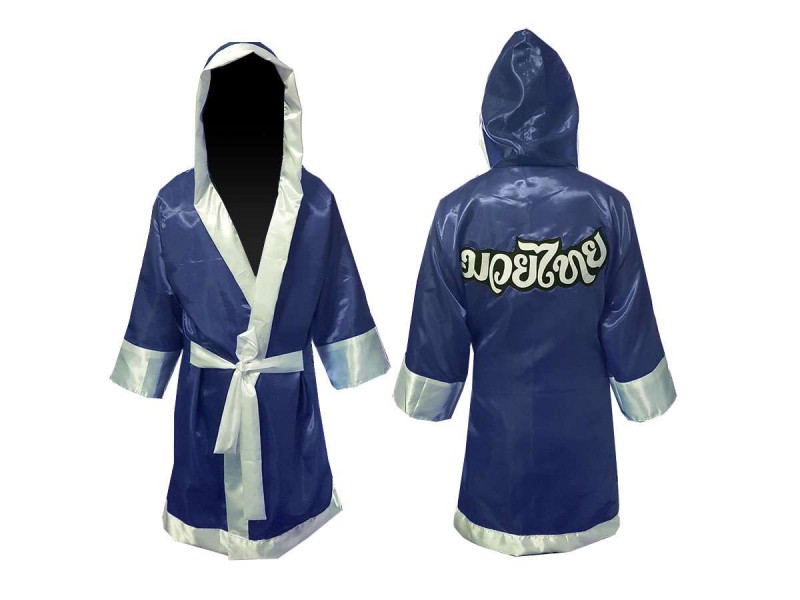 Kanong Boxing Fight Robe : Navy