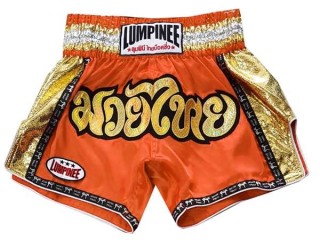 Lumpinee Muay Thai Boxing shorts : LUM-045-Orange