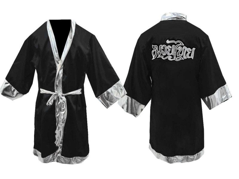 Kanong Boxing Fight Robe : KNFIR-125-Black
