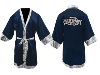 Peronalized Kanong Boxing Gown  : KNFIR-125-Navy