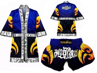 Personalized Boxing Robe and Muay Thai Shorts : SET-506
