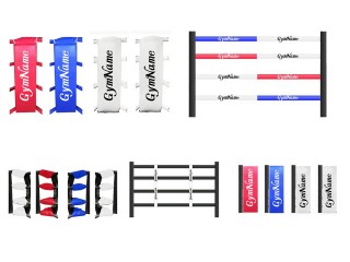 Personalised Boxing Ring Covers Set : Red/Blue/White