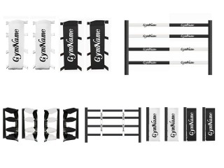 Personalised Boxing Ring Covers Set : White/Black