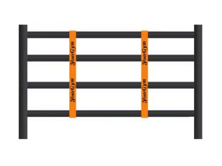 Customized Muay Thai Ring Rope Separators : Orange