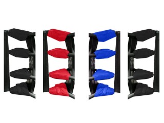 Muay Thai Turnbuckle Covers (set of 16) : Red/Blue/Black