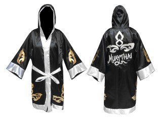 Customize Kanong Boxing Fight Robe : KNFIR-143-Black
