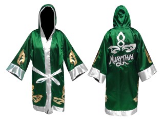 Customize Kanong Boxing Fight Robe : KNFIR-143-Green