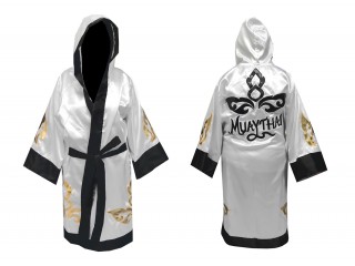 Customize Kanong Fight Robe : KNFIR-143-White