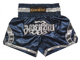 Kanong Muay Thai Shorts : KNS-144-Navy