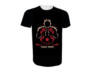 Custom Name High Quality Muay Thai T-Shirt : KNTSHCUST-002