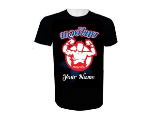 Custom Name High Quality Muay Thai T-Shirt : KNTSHCUST-003