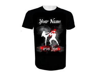 Custom Name High Quality Muay Thai T-Shirt : KNTSHCUST-006