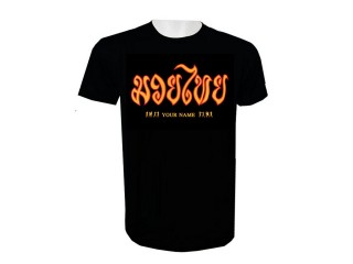 Custom Name High Quality Muay Thai T-Shirt : KNTSHCUST-008