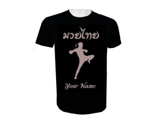 Custom Name High Quality Muay Thai T-Shirt : KNTSHCUST-015