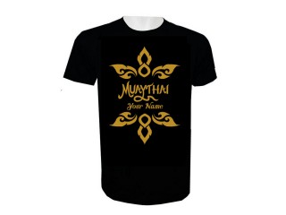 Custom Name High Quality Muay Thai T-Shirt : KNTSHCUST-020