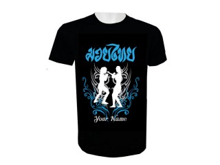 Custom Name High Quality Muay Thai T-Shirt : KNTSHCUSTWO-002