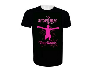 Custom Name High Quality Muay Thai T-Shirt : KNTSHCUSTWO-005