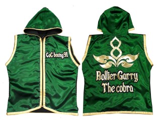 KANONG Custom Muay Thai Hoodies : KNHODCUST-001-Green-Gold