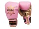 Personalised Pink Lai Thai Boxing Gloves : KNGCUST-005
