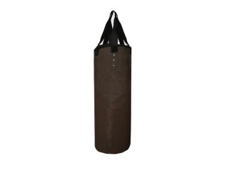 [Add logo] Microfiber Boxing Heavy Bag for Muay Thai : DarkBrown 120 cm. (unfilled)