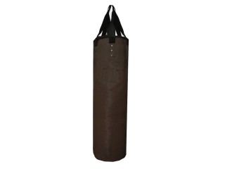 [Add logo] Microfiber Boxing Heavy Bag for Muay Thai : DarkBrown 150 cm. (unfilled)