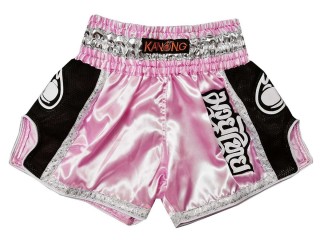 Kanong Retro Muay Thai Shorts : KNSRTO-208-Pink