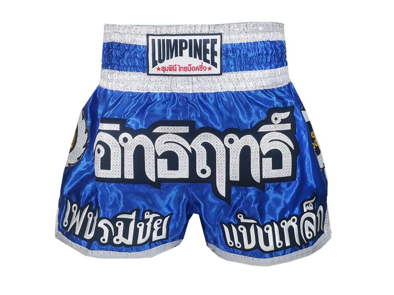 Blue Muay Thai Boxing Shorts : LUM-015