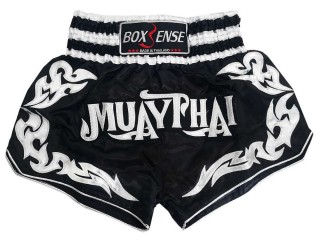 Boxsense Muay Thai Boxing shorts : BXS-076-BK-K