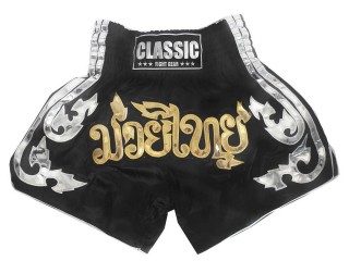 Classic Women Muay Thai Shorts : CLS-015 Black