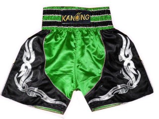 Custom Green Boxing Shorts , Custom Boxing Trunks : KNBXCUST-2018