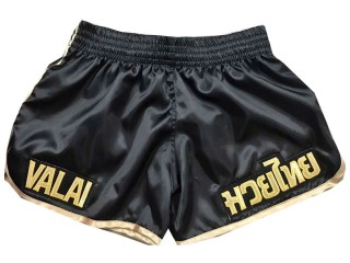 Custom Muay Thai Boxing Trunks : KNSCUST-1049 Black