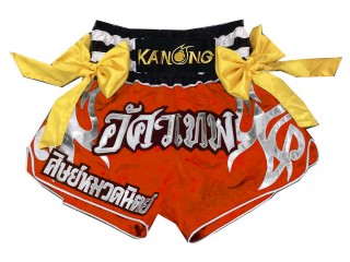 Custom Mens Ribbon Muay Thai Shorts : KNSCUST-1112