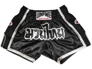 Lumpinee Kickboxing shorts : LUMRTO-005-Black